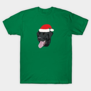 Christmas Black Lab T-Shirt